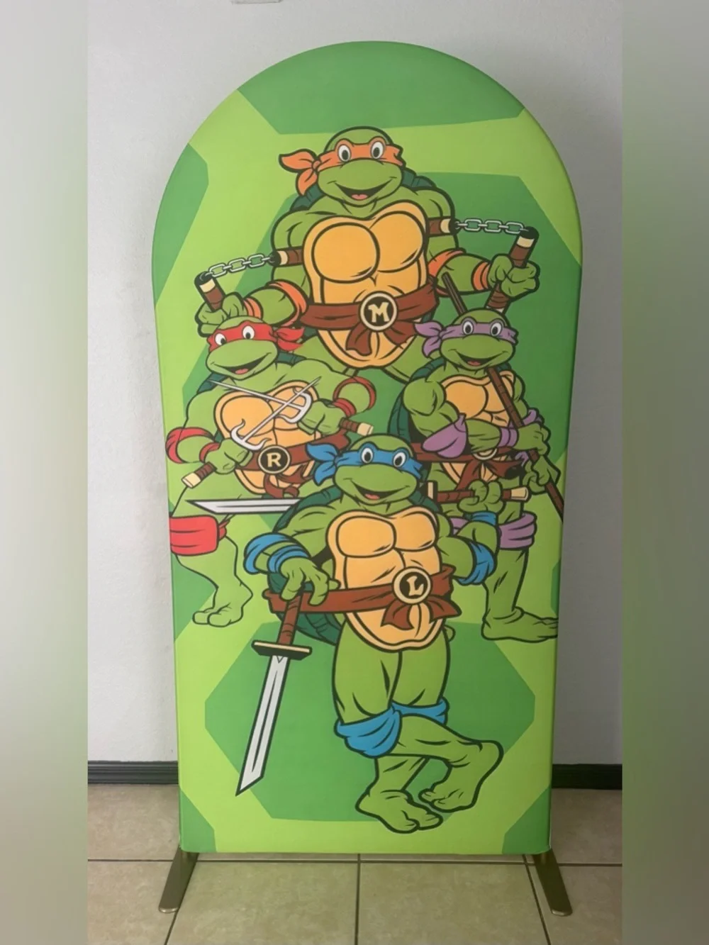 Ninja Turtles Arch Backdrop Cover